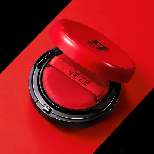 Кушон Veze Beautiful ВВ Cream, тональний bb — крем-шнур для обличчя 15 мл, захист від сонця SPF50, бежевий Світлий бежевий - фото 4