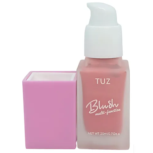 Кремовий мультитаскер TUZ Liquid Blush Brightens, з матовим фінішем, водонепроникний, 20 мл, 4 відтінки Червоний - фото 3