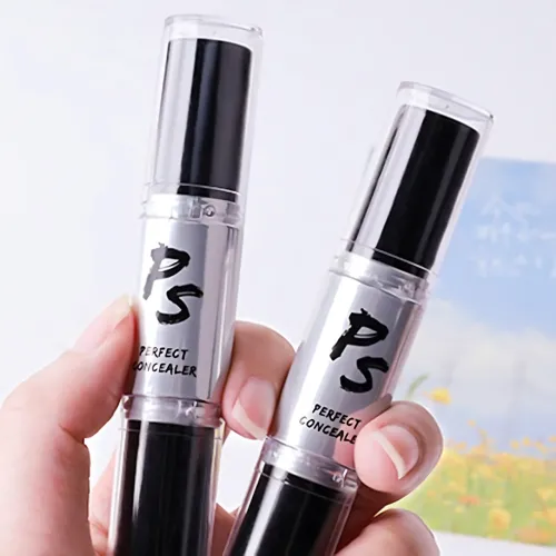 Хайлайтери для обличчя Highlight Stick 2в1, двоколірний консилер у стику для контурингу - фото 8
