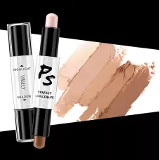 Хайлайтеры для лица Highlight Stick 2в1, двухцветный консилер в стике для контуринга