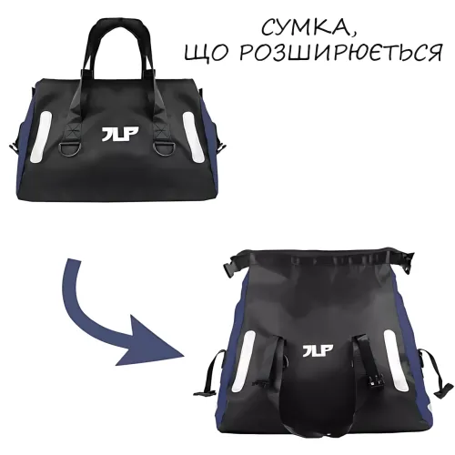 Спортивна сумка JLP з регульованим плечовим ременем і кишенею для мокрих речей, 39х38х23 см - фото 12