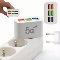 Многозарядное устройство на 6 USB портов с быстрой зарядкой 3.1A, ORIGINAL