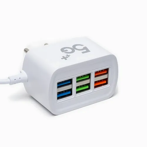 Зарядний пристрій USB на 6 портів, ORIGINAL, максимальний струм на виході 3.1 А, з підтримкою швидкого заряджання - фото 2
