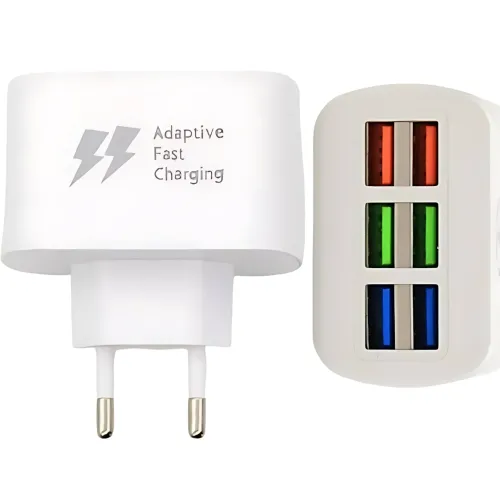 Зарядний пристрій USB на 6 портів, ORIGINAL, максимальний струм на виході 3.1 А, з підтримкою швидкого заряджання - фото 3