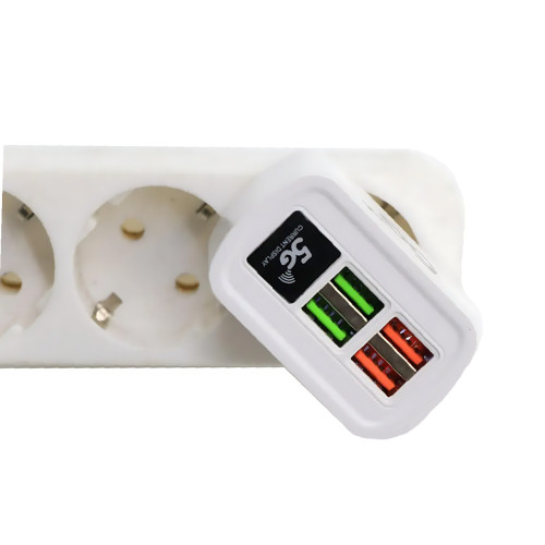 Зарядное устройство на 4 USB с быстрой зарядкой, многозарядное устройство ORIGINAL 3.1 A 5G - фото 6