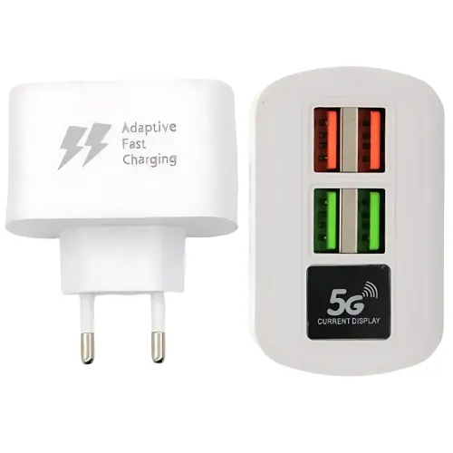 Зарядний пристрій на 4 USB зі швидким заряджанням, багатозарядний пристрій ORIGINAL 3.1 A 5G - фото 4