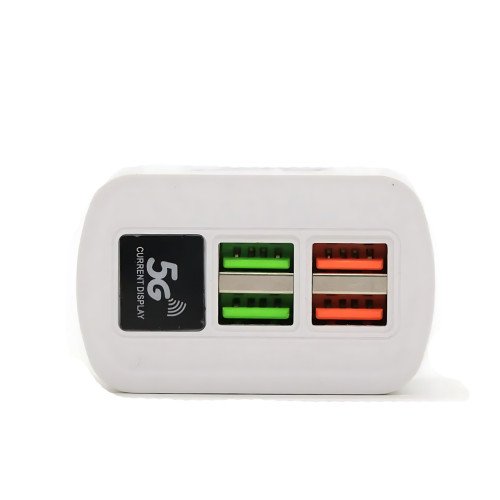 Зарядное устройство на 4 USB с быстрой зарядкой, многозарядное устройство ORIGINAL 3.1 A 5G - фото 5