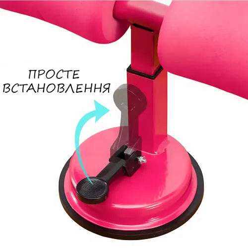 Тренажер для преса, підлоговий тренажер Adominal curl fitness equipment на присосках, навантаження до 180 кг - фото 6