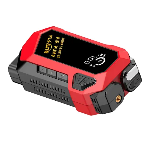 Пусковий автомобільний пристрій для акумулятора JUMP STARTER з компресором, ліхтарем і заряджанням ґаджетів - фото 3