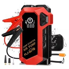 Пусковий автомобільний пристрій для акумулятора JUMP STARTER з компресором, ліхтарем і заряджанням ґаджетів