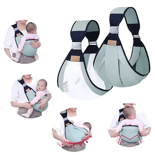 Рюкзак-переноска для новонароджених BABY SLING, повітропроникний анатомічний кенгуру для немовлят і дітей до 20 кг - фото 6