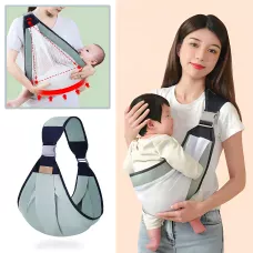 Рюкзак-переноска для новонароджених BABY SLING, повітропроникний анатомічний кенгуру для немовлят і дітей до 20 кг