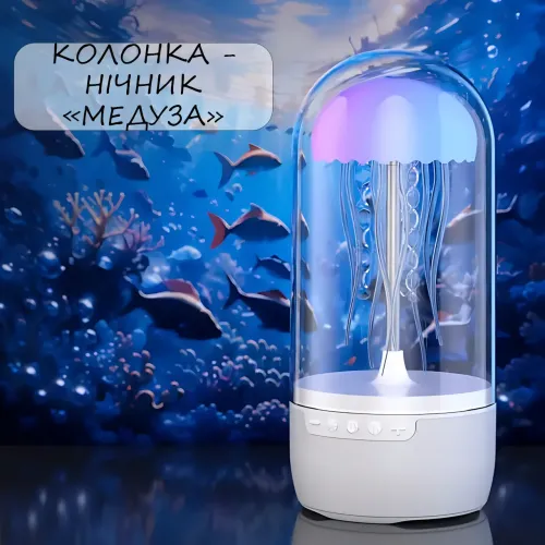 Портативна колонка Медуза з нічником, IPX67, Bluetooth 5.3, 500 мА·год, 3 Вт, Hands-free - фото 7