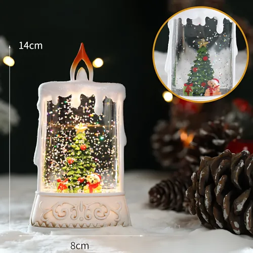 Святковий нічник XMAS WDL 23005C — світлодіодний, 1 режим, живлення від 2xAAA, тепле біле світло