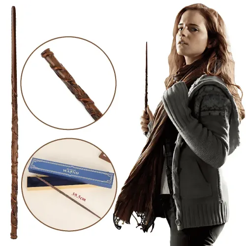 Волшебная палочка Гермионы Грейнджер Harry Potter Stick в подарочной упаковке, 39.5 см, пластик