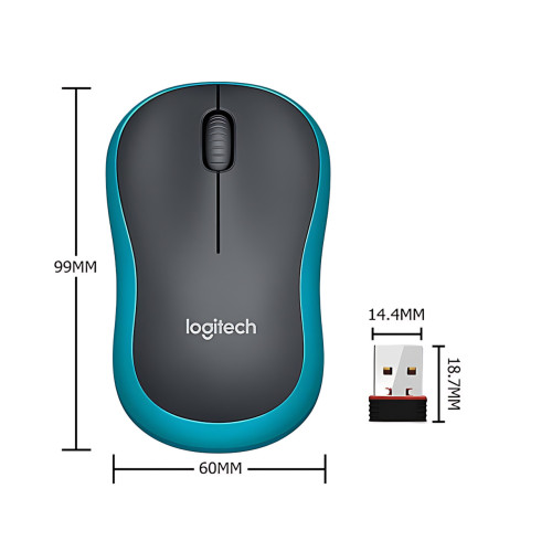 Бездротова миша Logitech Silent M220, 1000 DPI, SilentTouch, радіус 10 м - фото 6