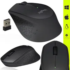 Бездротова миша Logitech M275, 1000 DPI, 2.4 ГГц, 10 м радіус дії, чорний