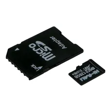 Карта памяти Hi-Rali MicroSDXC & Adapter, интерфейс UHS-3, скорость Class 10, объем 128Gb, Black