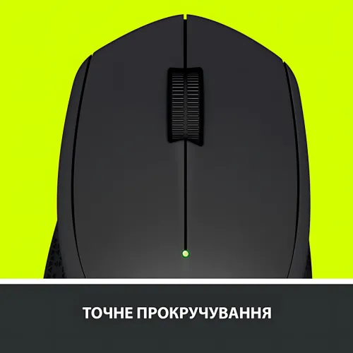 Мишка бездротова LOGITECH M280 Comfort Plus у блістері, 1000 dpi, чорний - фото 6