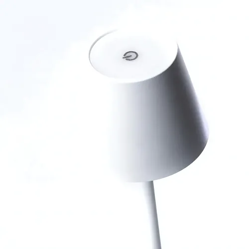 Настільна акумуляторна лампа Cozy 5 Вт 5200mA, USB-світильник IP-54, 3000K, у скандинавському стилі, чорний Білий - фото 3