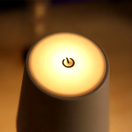Настільна акумуляторна лампа Cozy 5 Вт 5200mA, USB-світильник IP-54, 3000K, у скандинавському стилі, чорний Білий - фото 6
