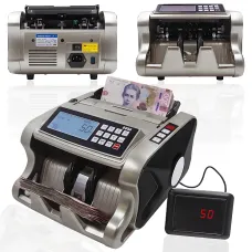 Лічильник банкнот AL-6600 UV/MG з поверкою купюр на справжність, рахівниця з LCD-дисплеєм