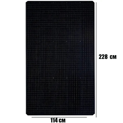 Монокристалічна сонячна панель SOLAR PANEL 550W, 114х228 см - фото 6