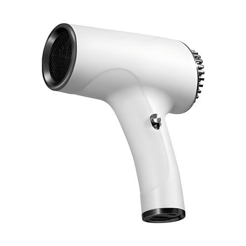 Беспроводной фен для волос Portable Hair Dryer, 2600 mAh, 500 Вт, с горячим и холодным обдувом и ионизацией Белый - фото 7