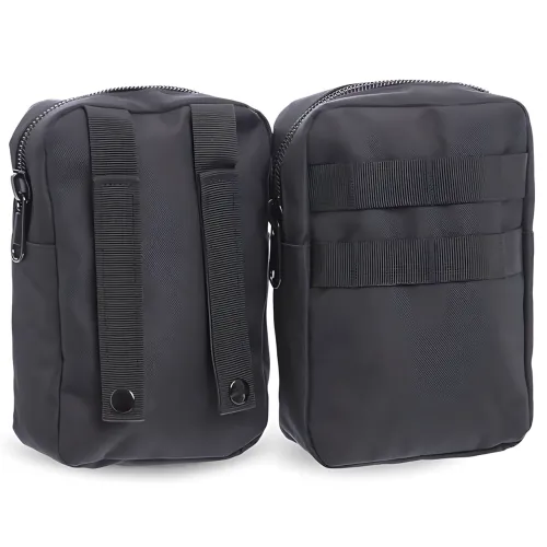Тактичний рюкзак із підсумками B08, туристичний військовий рюкзак molle 55 літрів, 55х40х25 см, чорний оксфорд - фото 7