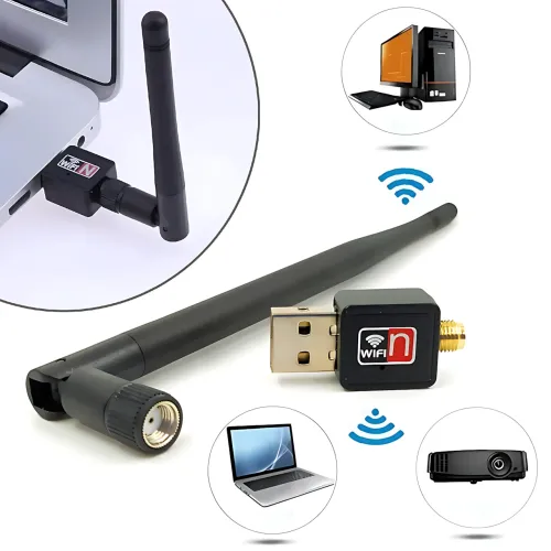 Мережевий Wi-Fi Адаптер USB WF-2/LV-UW10-2DB 802 для ПК і ноутбука, бездротове з'єднання для Т2 приставок