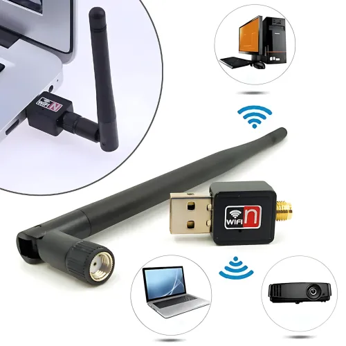 Мережевий Wi-Fi Адаптер USB WF-2/LV-UW10-2DB 802 для ПК і ноутбука, бездротове з'єднання для Т2 приставок