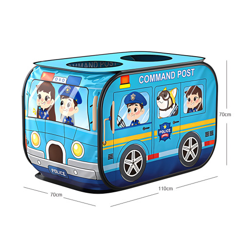 Детская игровая палатка Kids Indoor Outdoor Playhouse, складная, с вентиляцией, 110х75х72 см, голубой - фото 4
