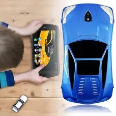 Kidiby Kids F1 — дитячий планшет у формі машинки з IPS-екраном 7 дюймів, підтримкою SIM-карти та ОС Android 7.0 Синій