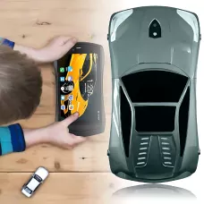 Kidiby Kids F1 — дитячий планшет у формі машинки з IPS-екраном 7 дюймів, підтримкою SIM-карти та ОС Android 7.0 Зелений