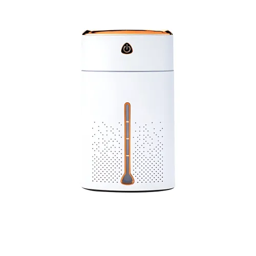 Ультразвуковий зволожувач повітря нічник Fog Humidifier з підсвіткою, портативний, бак 1000 мл, Біло-золотий - фото 3