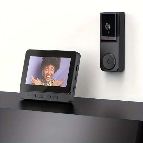 Беспроводной дверной Bluetooth звонок с камерой и двухсторонней связью SMART M165, мини-домофон для дома - фото 3