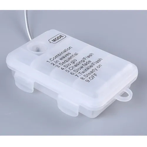 LED гирлянда-штора SFK-24, звезды с игрушкой, 8 режимов работы, теплый свет, 3 м х 0,8 м - фото 6