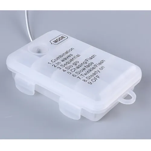 LED гірлянда-штора SFK-24, зірки з іграшкою, 8 режимів роботи, тепле світло, 3 м х 0,8 м - фото 6