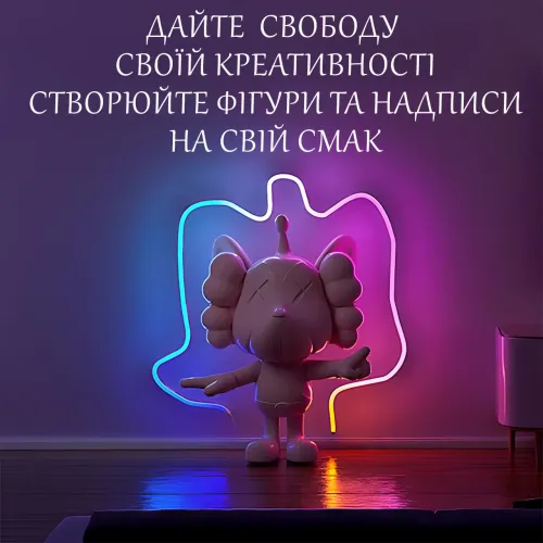 Гнучкий неоновий шланг SFK-11, настінна usb LED стрічка 5 м, з підтримкою APP Bluetooth - фото 6