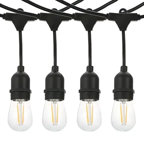 Світлодіодна вулична гірлянда в стилі ретро-лампочок SFK-12, 5 м, 10 LED, работа от 220V - фото 2
