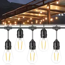 Світлодіодна вулична гірлянда в стилі ретро-лампочок SFK-12, 5 м, 10 LED, работа от 220V