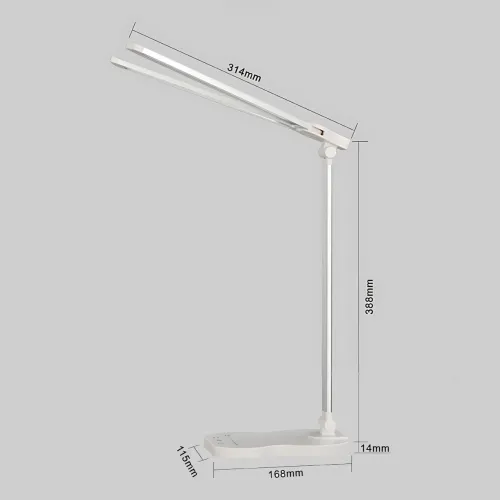 Настільна лампа Table lamp AND HA-85 з бездротовою зарядкою, складаною конструкцією, портом USB + таймером - фото 10