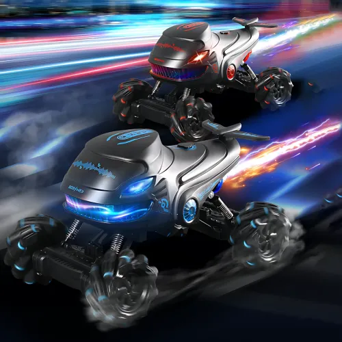 Перегонова машинка BGTOY 4WD AND S883, радіокерований всюдихід зі світловими ефектами, 2,4 ГГц Червоний - фото 5