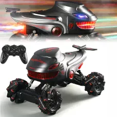 Перегонова машинка BGTOY 4WD AND S883, радіокерований всюдихід зі світловими ефектами, 2,4 ГГц Червоний