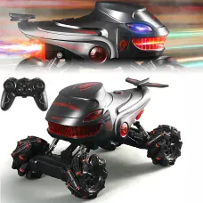 Гоночная машинка BGTOY 4WD AND S883, радиоуправляемый вездеход со световыми эффектами, 2,4 ГГц Красный