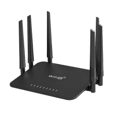 Домашний wi-fi маршрутизатор, роутер модем AND LV-WR50Q для беспроводного интернета, черный
