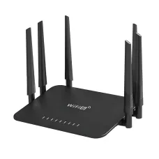 Домашний wi-fi маршрутизатор, роутер модем AND LV-WR50Q для беспроводного интернета, черный