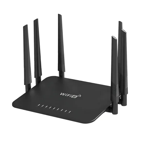 Домашній wi-fi маршрутизатор, роутер модем AND LV-WR50Q для бездротового інтернету, чорний - фото 2