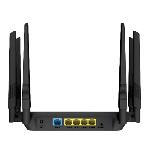 Домашний wi-fi маршрутизатор, роутер модем AND LV-WR50Q для беспроводного интернета, черный - фото 3