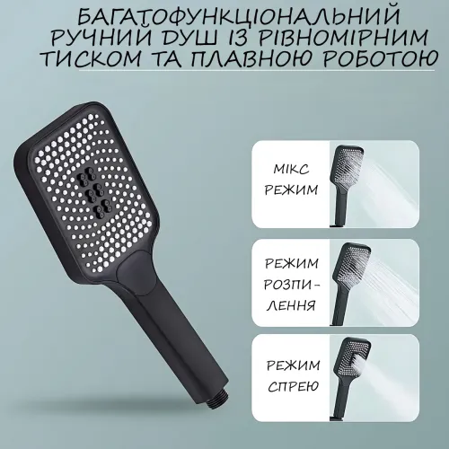 Душова система AND AA6-7 з дисплеєм і термостатом, душовий набір для ванної 4 в 1, з неіржавкої сталі - фото 4